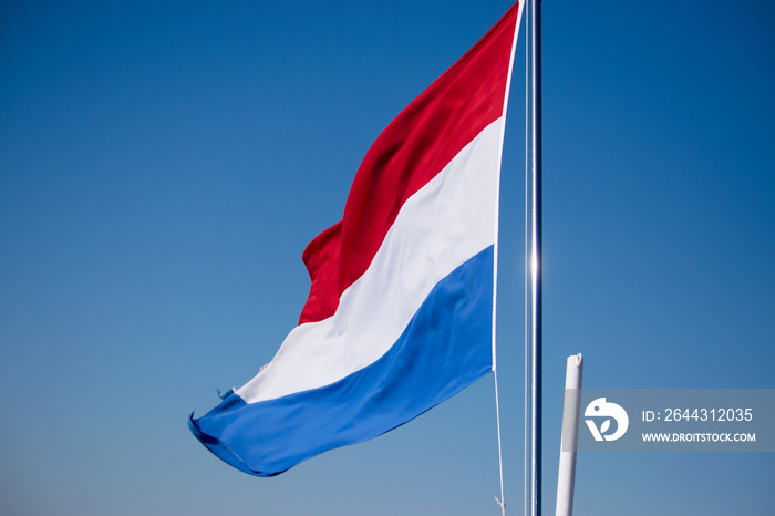 Waving flag of the netherlands