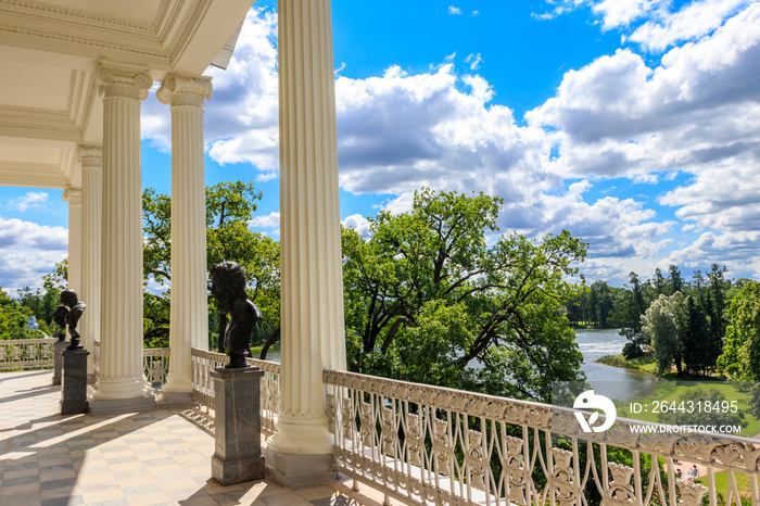 Cameron gallery at the Catherine Park in Tsarskoye Selo, Pushkin, Russia