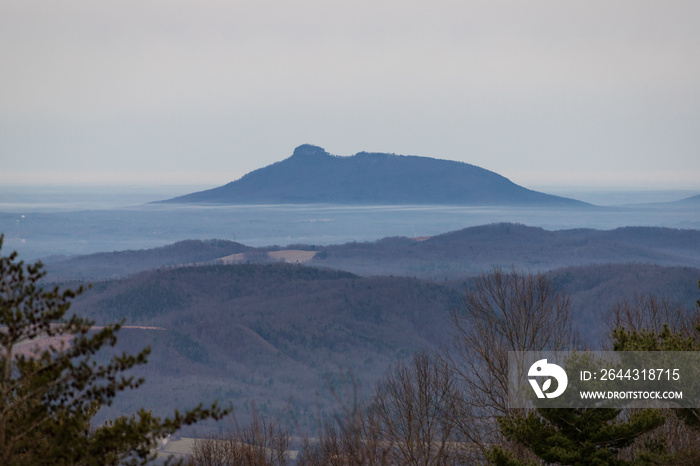 View of Pilot Mountain from the Blue Ridge Parkway