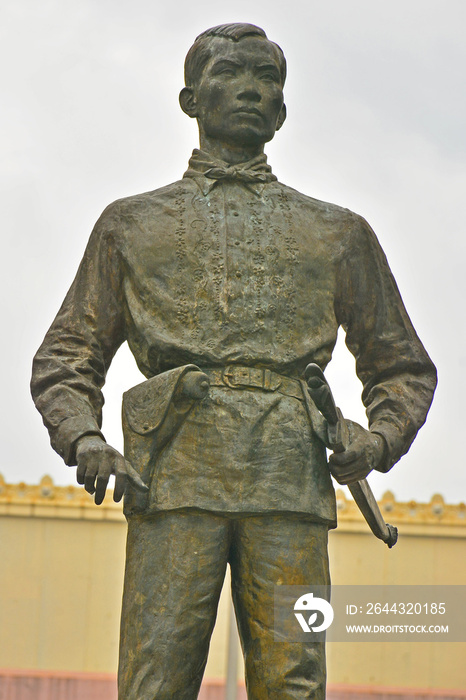 Andres Bonifacio statue at Manila Central Post Office in Manila, Philippines