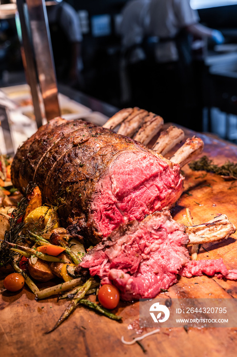 Wagyu beef roast prime rib