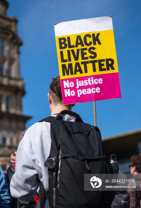 Black Lives Matter Placard