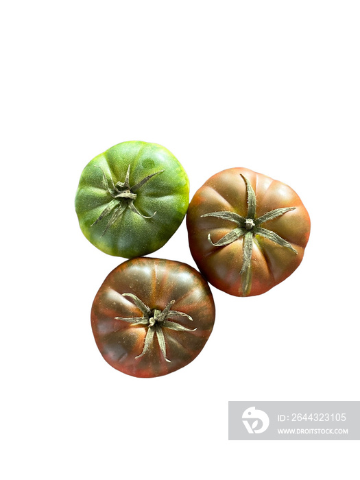 Raf type tomato isolated on white background