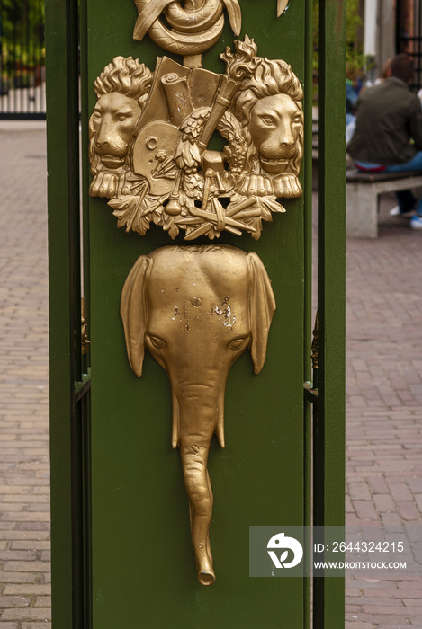 entrance to the zoo of artis in Amsterdam, Netherlands