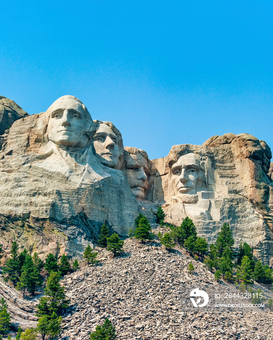 Rendition of the Presidents on Mount Rushmore