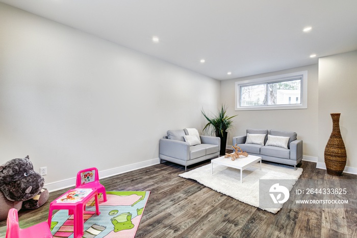 Real Estate Photography - Renovated furnished for sale house in Montreal’s suburb with bathroom, basement and new kitchen