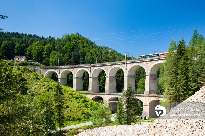 rail viaduct, Semmering Bahn, unesco world heritage, Lower Austria