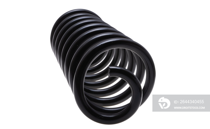 car spring isolated