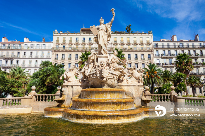 Freedom Square in Toulon, France