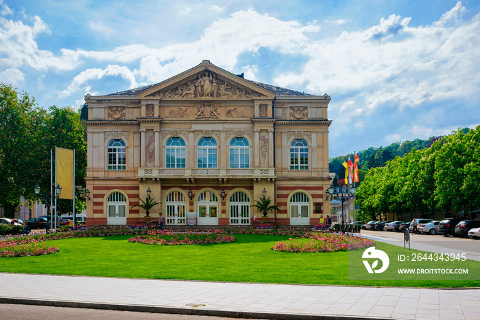 Theater on Goetheplatz square in Baden Baden in Germany