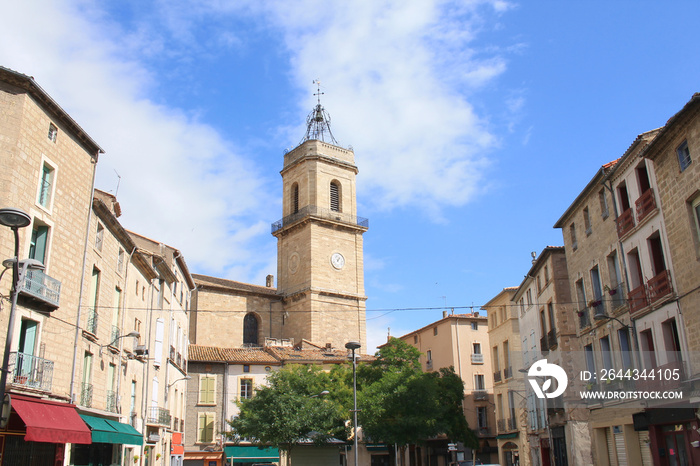 Architectural style in Pezeneas, in the south of France