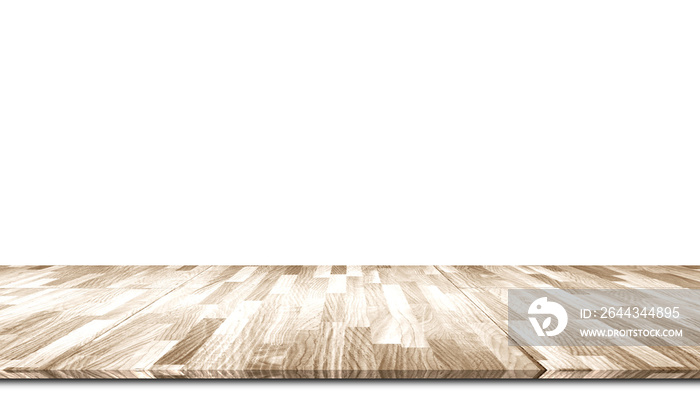 Wooden flooring isolated