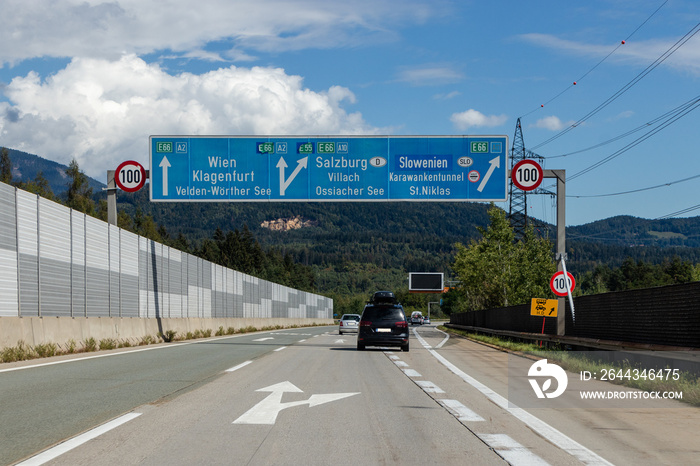 Knoten Villach auf der Südautobahn A2