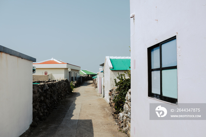 Gapado island countryside village in Jeju island, Korea