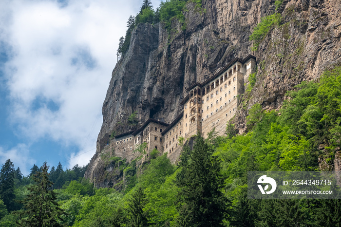 Sumela monastery at Trabzon, in Turkey