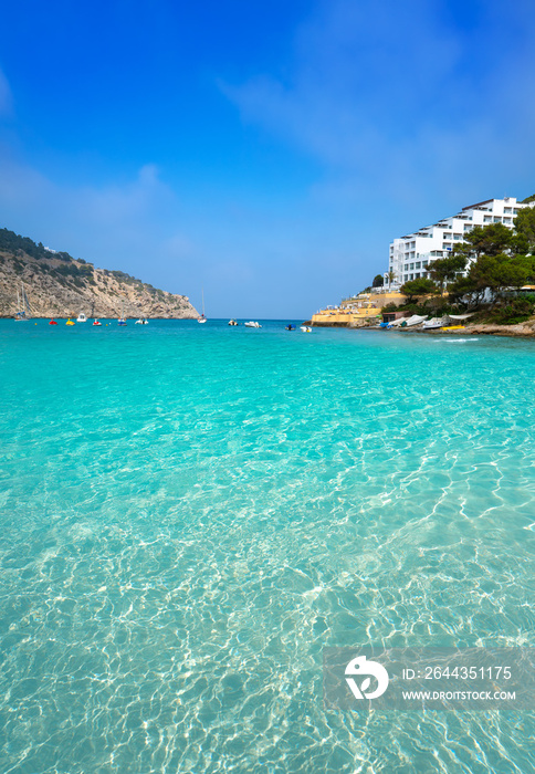 Ibiza Cala Llonga beach in Santa Eulalia