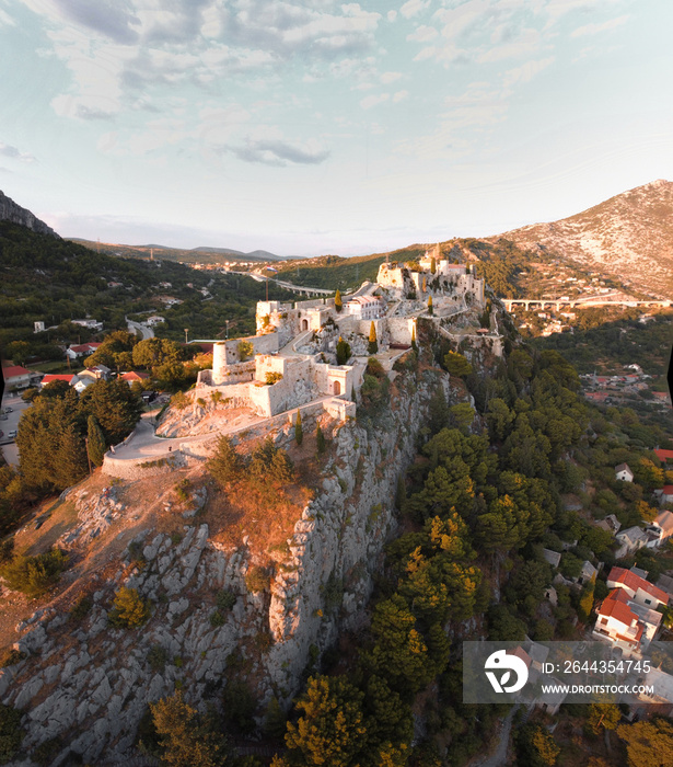 Klis Fortress in Croatia