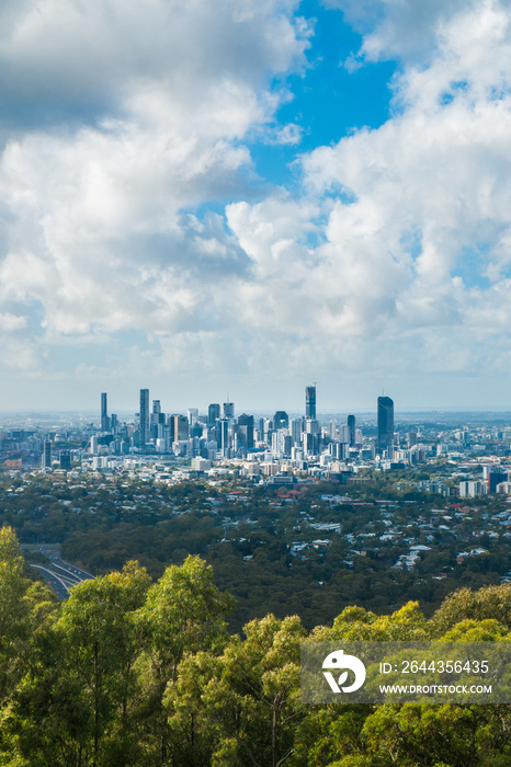 Panorama over Skyline Brisbane