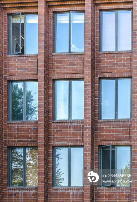 Park City Apartments with clean reflective windows