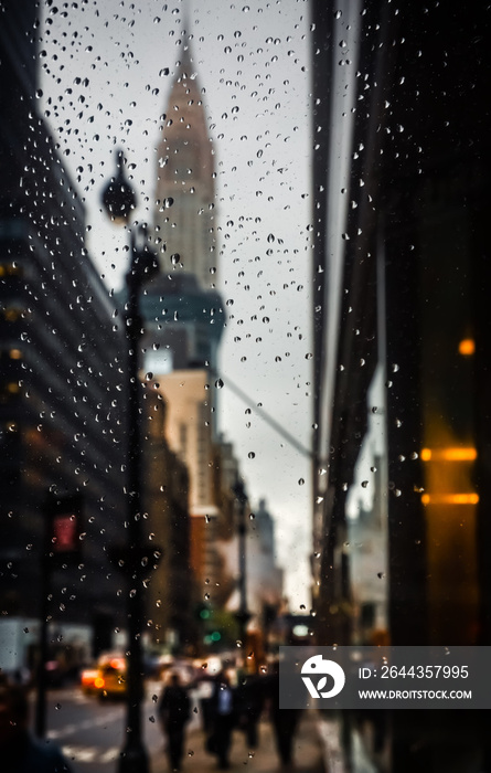 Chrysler Building on an overcast evening