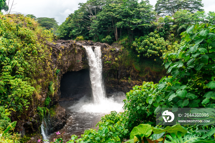 waterfall in hawaii