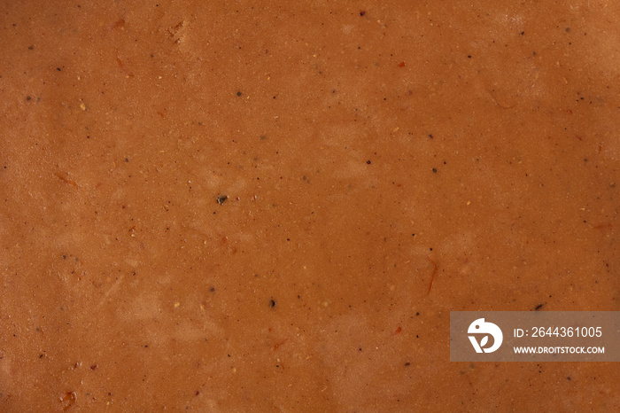 Close-up shot of rolled gingerbread dough as background