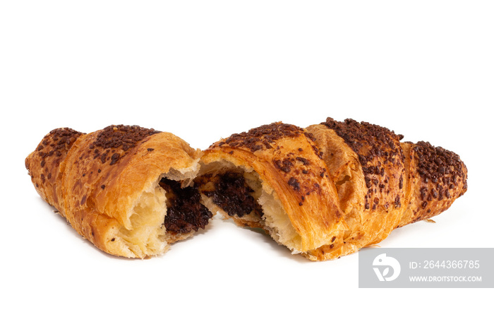 croissant with choko filling, png file