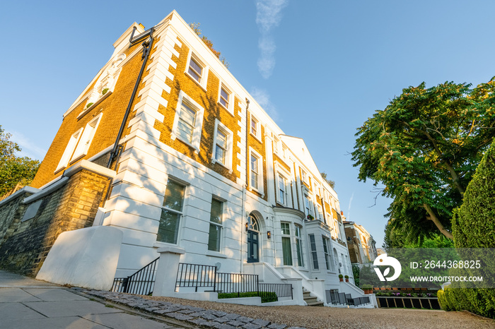 Traditional English architecture in London