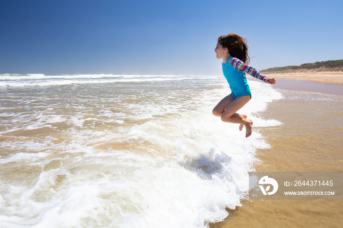 Happy Kids on Beach