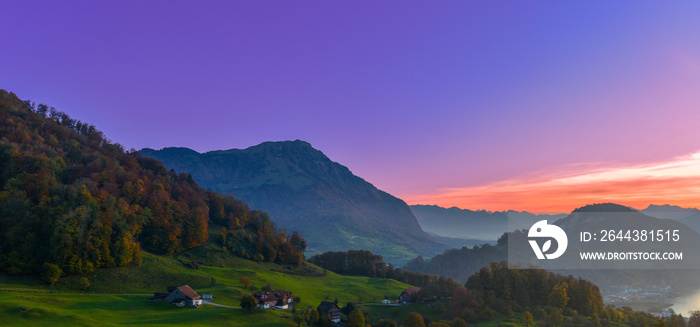 Stansstad im Kanton Nidwalden, Schweiz