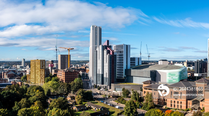 Skyscrapers in Leeds