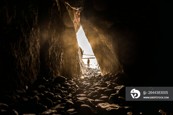 Light Through Cave