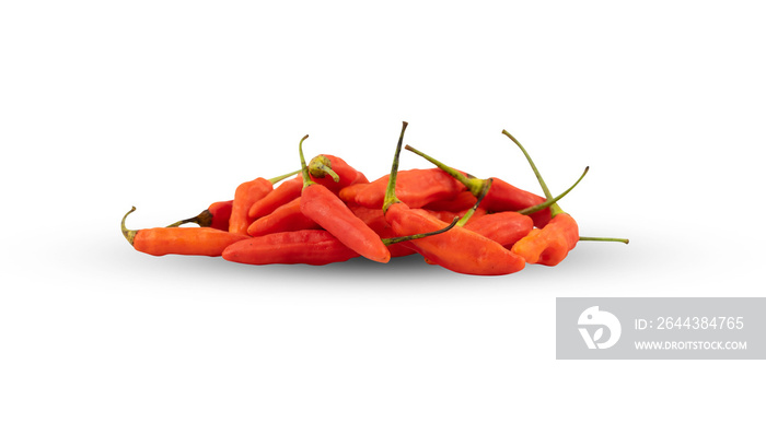 Group of chili isolated for design element