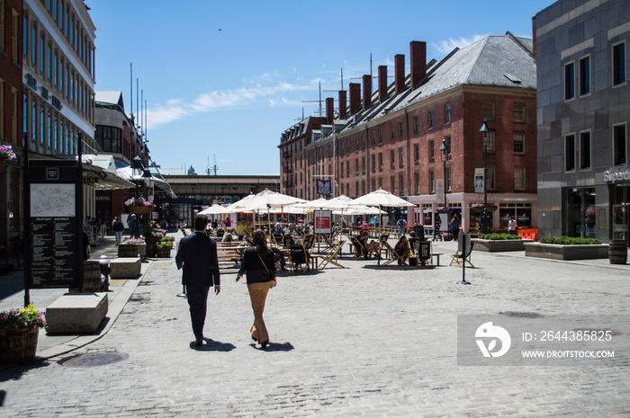 Fulton Fish Market in Manhattan, USA