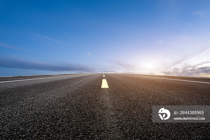 Outdoor road traffic and sky background