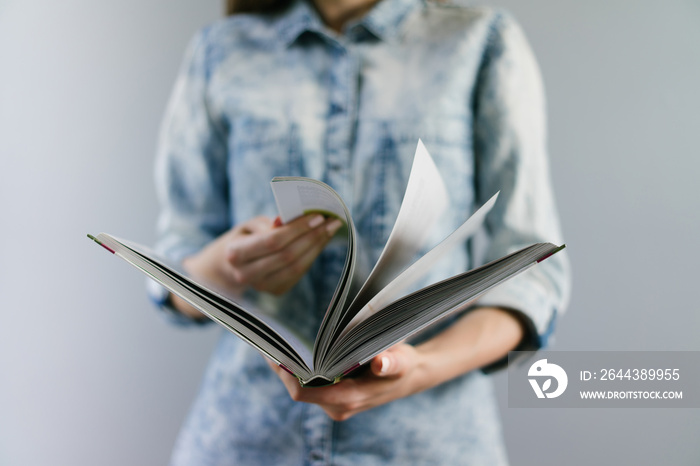 Girl with a book