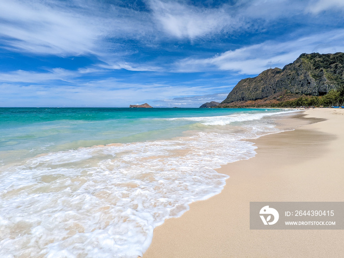 waimanalo beach scenes in oahu hawaii