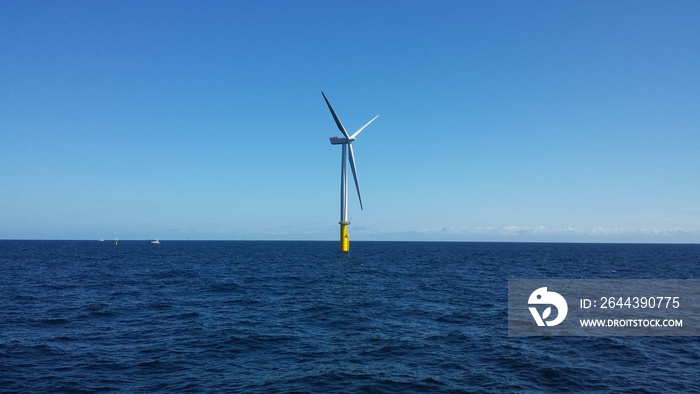 wind turbine in the sea