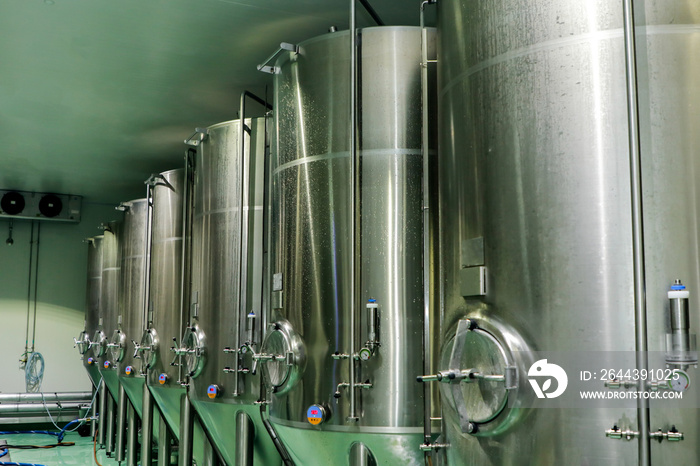 Medium size fermenting or brewing tanks