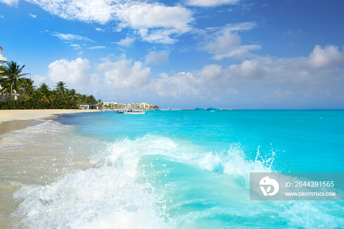 Playa del Carmen beach in Riviera Maya