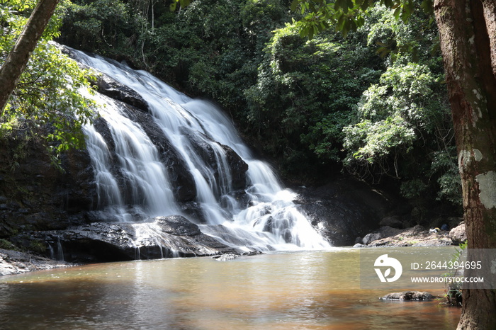 small waterfall located in the city of Guarapari, Espirito Santo, Brazil.