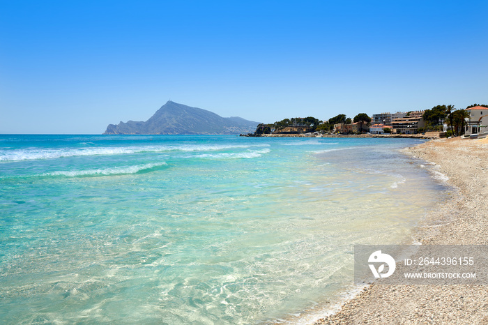 Altea beach in Alicante Playa de L Olla