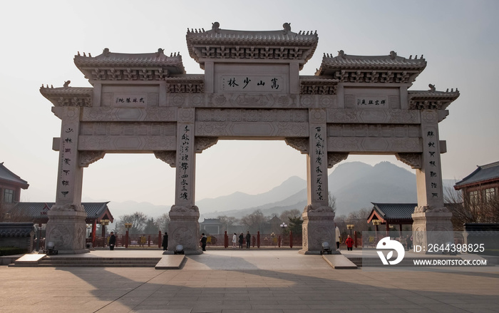 Shaolin temple is a one of the Buddha temple, Luoyang Henan/China.