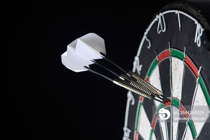 darts. three darts to triple