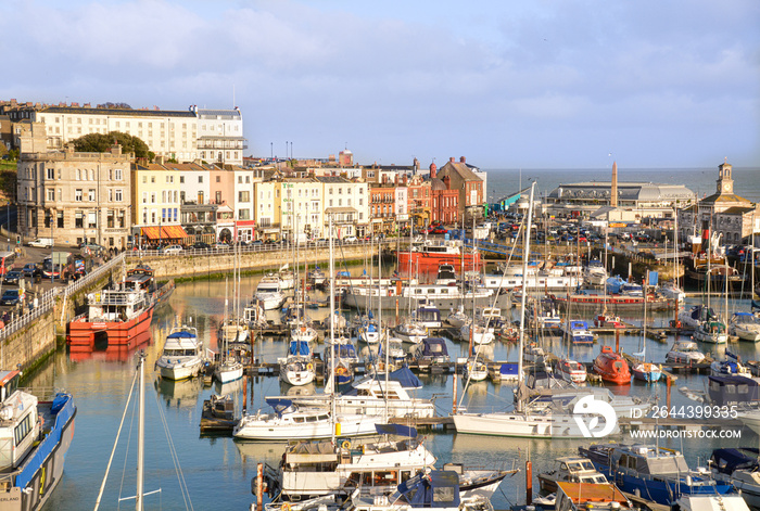 Port of Ramsgate, full of boats and yachts