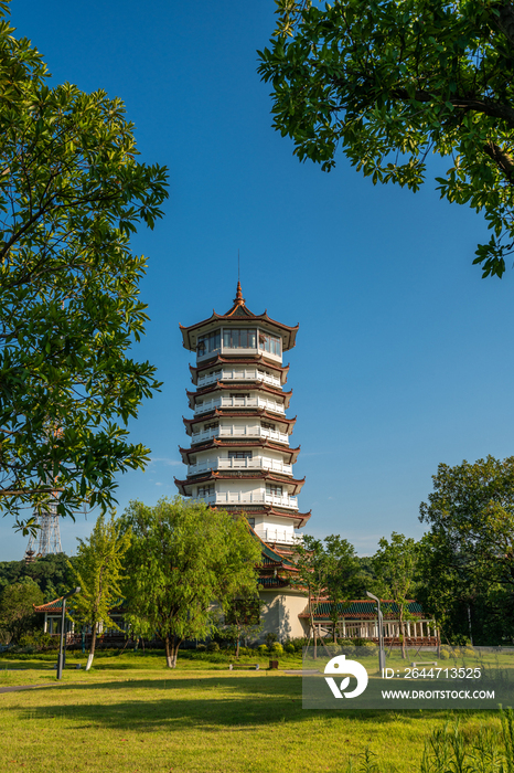 湖南长沙烈士公园潇湘阁