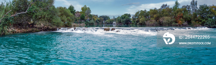 Waterfall on the river Manavgat, Turkey