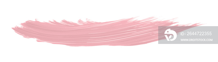 Shiny pink brush isolated on transparent background. pink watercolor png