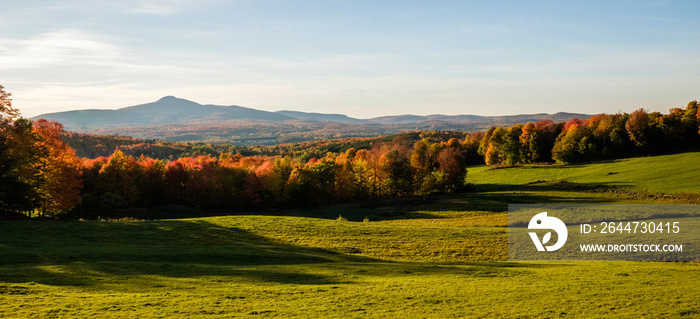 Colorful mountains at fall