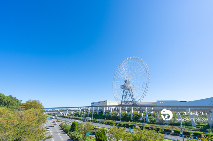 吹田都市風景　万博記念公園周辺